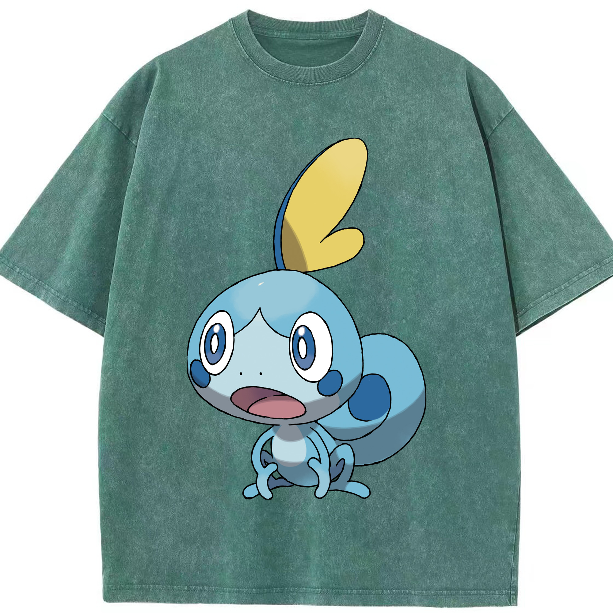 （画像用） ポケットモンスター Pokémon 綿100% ヴィンテージ風 半袖Tシャツ（フロントプリント）